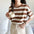 Striped Short Sleeve Casual T-Shirt