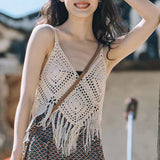 Bohemian Crocheted Camisole Top