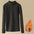 Fleece Half Turtleneck Long-Sleeved T-Shirt Top