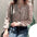 Floral Chiffon Blouse Women's Long Sleeve Bottoming Shirt