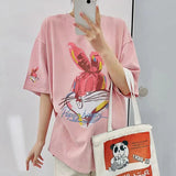 Cotton Rabbit Short-Sleeved T-shirt