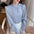 Long Sleeve Stand Collar Shift Vintage Shirts & Tops