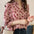 Cherry Printed Pocket Long Sleeve Shirt