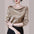 Cowl Neck Solid Color Satin Blouses