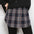 Plaid Layered Hem Bottoming Skirt