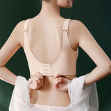 Front Closure Underwired Breast Holding Rubber Underwear