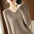 Loose Bottom Long Sleeve Knitted Bottom Shirt