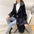 Mink Fur Simple Solid Color Coat