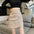 Fashionable High Waist Pleating Irregular Skirt