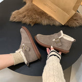 Suede Flat Bottom Warm Shoes