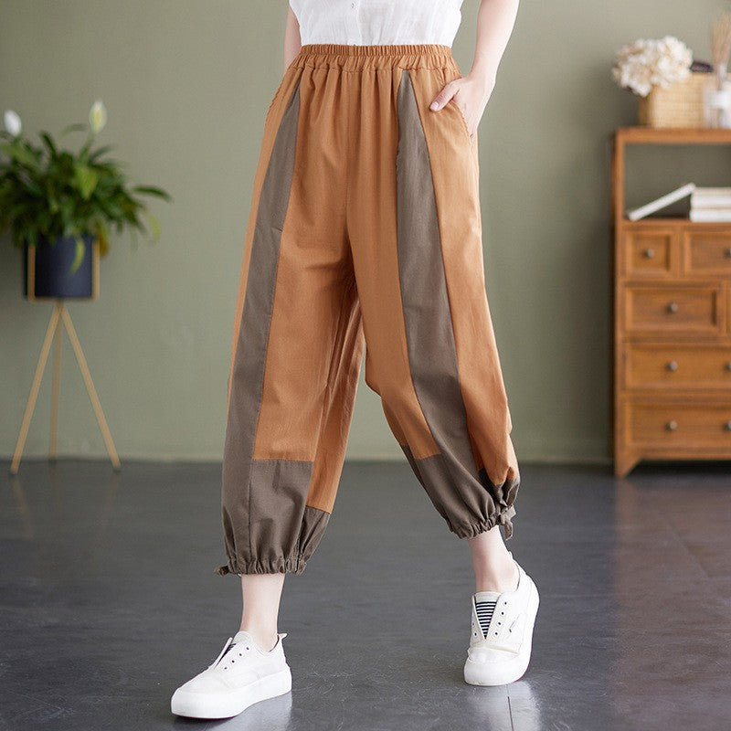 Casual Multicolor Cropped Bloomers