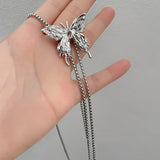 Butterfly Tassel Necklace