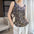 French Strap Design Printed Suit Inner Vest