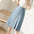 Pleated High Waist Drooping Irregular Skirt