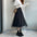 Pleated Mid-Length Mesh Skirt