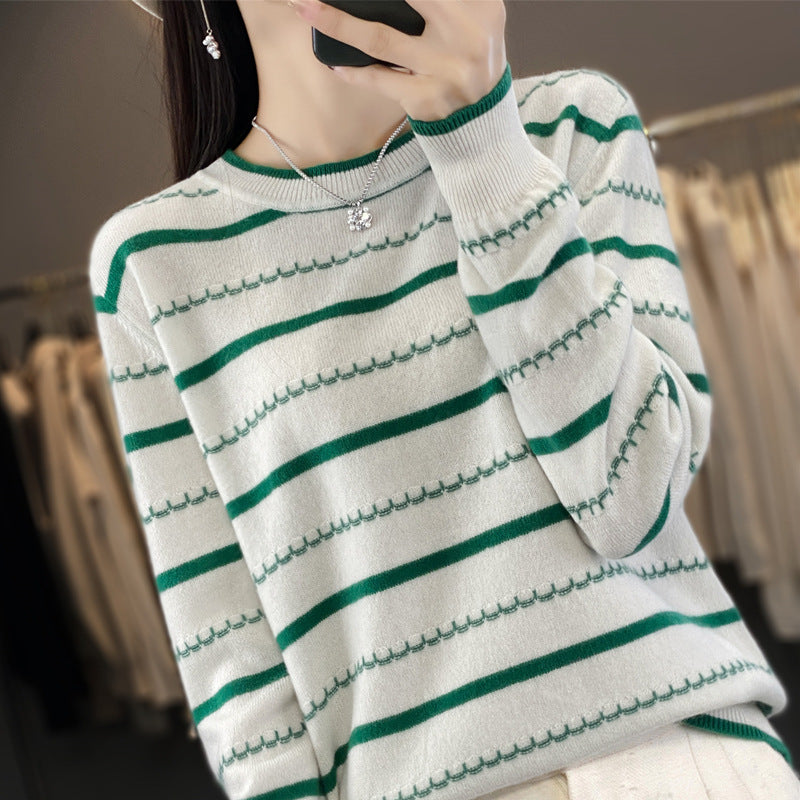 Colourblocked Inner Skinny Sweater Top