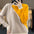 Half Turtleneck Stitching Contrast Color Sweater