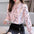 Fashion Printed Chiffon Shirt