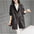 Temperament Leisure Solid Color Thin Trench Coat