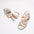 Casual Cross Strap Open Toe Chunky Heel Sandals