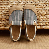 Flat Heel Cotton and Linen Stitching Shoes