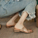 Retro Elegant Flat Sandals