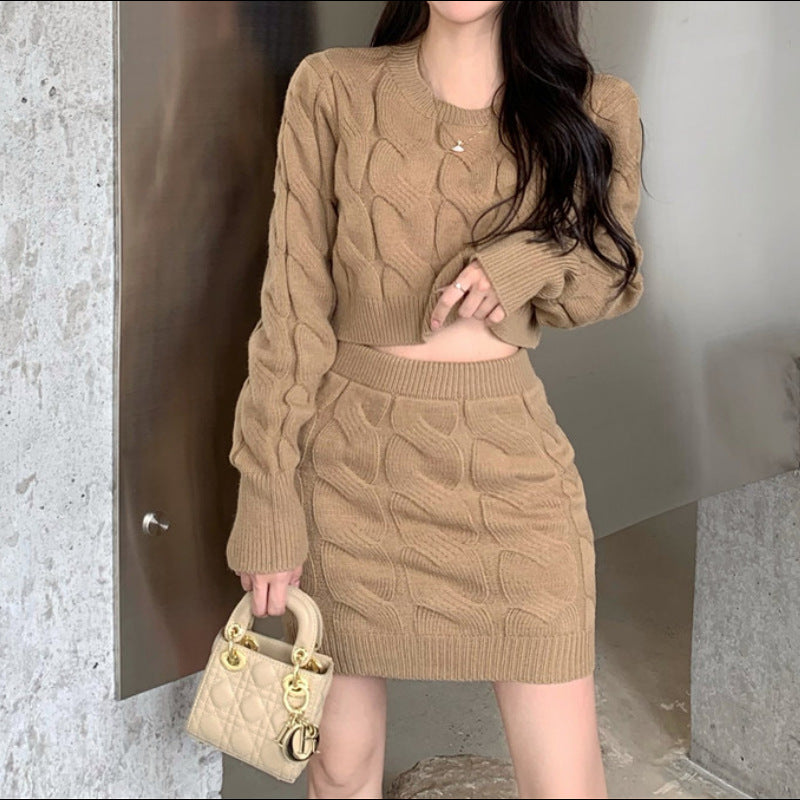 Twisted Sweater Two Piece Set