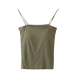 Solid Color Sling Vest with Chest Pad