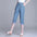 Thin Casual Ice Silk Denim Capri Pants