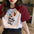 Cotton plus Size Short-Sleeved Raglan T-shirt