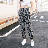 Summer Thin Stretch Printed Pants