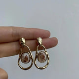 Vintage Irregular Hollow-out Earrings
