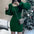 Square Neck Sweater Dress