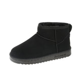 Fleece-lined Thickened Short Snow Boots