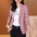 Casual Thin Seven-Quarter Sleeve Blazer