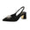 Rhinestone Temperament Pointed Toe Chunky Heel Shoes