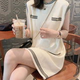 Classic Style Sleeveless Knitted Dress
