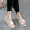 Cross Open Toe Wedge Shoes