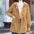 Women's Fleece-Lined Thickened Solid Color Casual Outwears