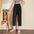 Casual High Waist Linen Cropped Pants