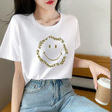 Smiley Printed Women's T-Shirt