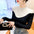 Color Matching Pearl Slim Knit Turtleneck Sweater