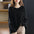 Loose Plain Pullover Woolen Knitted Sweater