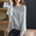 Loose Plain Pullover Woolen Knitted Sweater