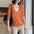 Fake Two-piece Buckle Color Block Sweater