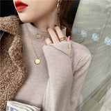 Thicken Mock Neck Bottoming Sweater