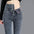 High Waist Fleece Lining Skinny Jeans