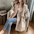 Mid-Length Loose Trench Coat