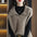 Solid Collared Pullover Knitted Vest