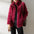 Stand Collar Double Faced Plush Coat